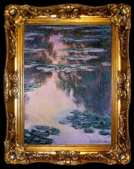 framed  Claude Monet Water Lilies,, ta009-2